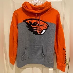 COLOSSEUM Oregon State University Orange and Gray Sweatshirt
